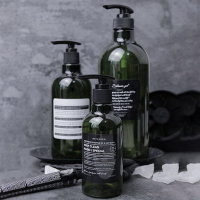 Dark Green Foam Pump Bottle Soap