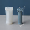 Rome Pillar Candle Molds Soy Soap